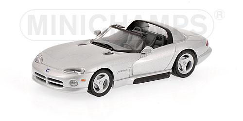 DODGE VIPER CABRIOLET – 1993 – SILVER L.E. 744 pcs. 1:43 model