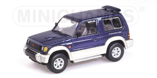 MITSUBISHI PAJERO SHORT WB – 1991 – BLUE METALLIC 1:43 model