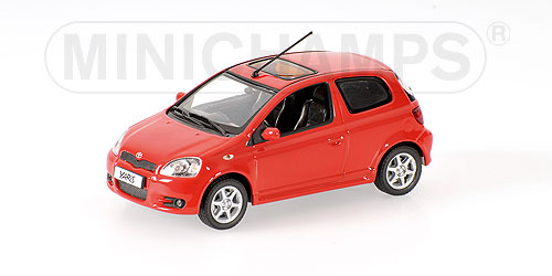 TOYOTA YARIS TS – 2001 – RED L.E. 1008 pcs. 1:43 model