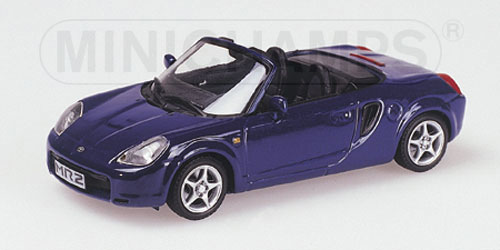 TOYOTA MR 2 CABRIOLET – 2000 – BLUE METALLIC 1:43 model