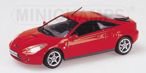TOYOTA CELICA – 2000 – RED L.E. 2208 pcs. 1:43 model