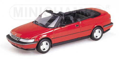 SAAB 900 CABRIOLET – 1995 – RED 1:43 model