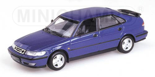 SAAB 9-3 SALOON 5-DOOR – 1999 – BLUE METALLIC 1:43 model