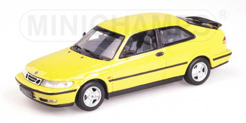 SAAB 9-3 COUPE YELLOW 1:43 model