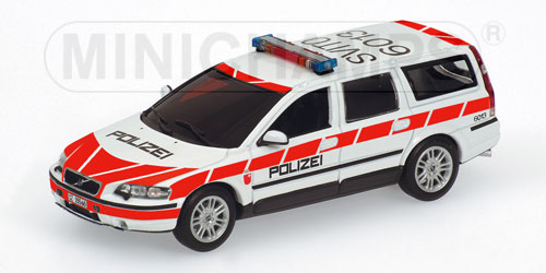VOLVO V70 BREAK – 1998 – ‘POLIZEI SWITZERLAND’ – KANTONSPOLIZEI L.E. 1008 pcs. 1:43 model