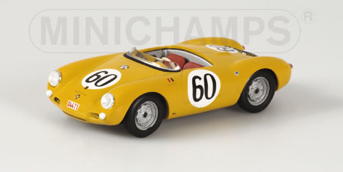 PORSCHE 550 – DUBOIS/HECQUIN – TEAM ECURIE NATIONAL BELGE – 24H LE MANS 1957 1:43 model