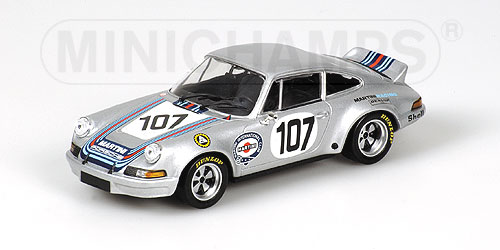 PORSCHE 911 CARRERA RSR – PUCCI/STECKKOENIG – TEAM MARTINI PORSCHE – TARGA FLORIO 1973 1:43 model