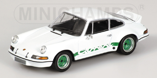 PORSCHE 911 CARRERA RSR – 1973 – WHITE WITH GREEN 1:43 model