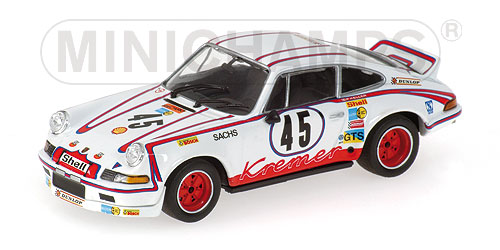 PORSCHE 911 CARRERA RSR 2.8 – KREMER/SCHICKENTANZ/KELLER – TEAM PORSCHE KREMER – 24H LE MANS 1973 L.E. 3840 pcs. 1:43 model