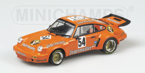 PORSCHE 911 CARRERA RSR ‘JAEGERMEISTER’ – KELLENERS/HEYER/WOLLEK – TEAM KREMER – 1000KM N.-RING 1975 1:43 model