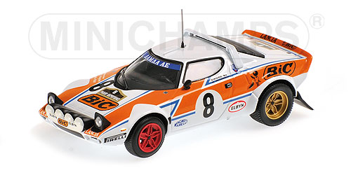 LANCIA STRATOS RALLY – ‘BIC’ – LIVIERATOS/MANOLIS – ACROPOLIS RALLY 1978 L.E. 528 pcs. 1:43 model