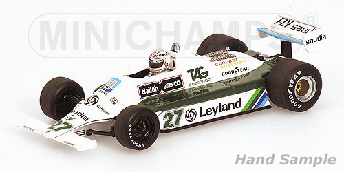 WILLIAMS FORD FW 07B A.JONES 1980 1:43 model