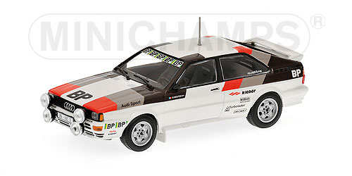 AUDI QUATTRO RALLY – MICHÈLE MOUTON – TESTCAR 1981 L.E. 504 pcs. 1:43 model
