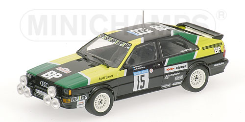 AUDI QUATTRO – MOUTON/PONS – RALLY TOUR DE CORSE – 1981 1:43 model