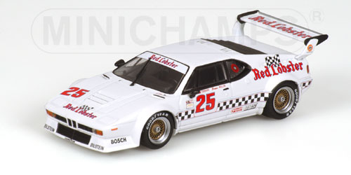 BMW M1 ‘RED LOBSTER’ – MILLER/COWART – TEAM CASSANI – IMSA GP RIVERSIDE 1981 1:43 model