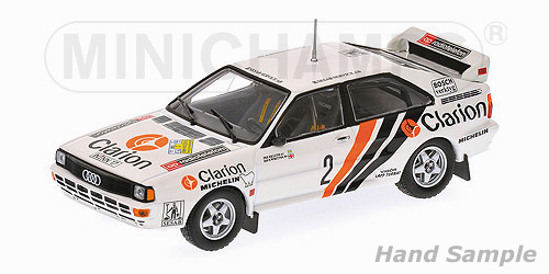 AUDI QUATTRO RALLY – EKLUND/WHITTOCK – SWEDISH RALLY 1984 L.E. 1104 pcs. 1:43 model