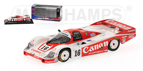 PORSCHE 956 ‘CANON’ – RICHARD LLOYD RACING – RICHARD LLOYD/NICK MASON/RENE METGE – 24H LE MANS 1984 L.E. 1008 pcs. 1:43 model