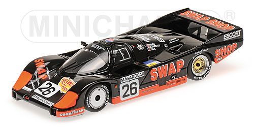 PORSCHE 956L ‘HENN’S T-BIRD SWAP SHOP’ – HENN/RONDEAU/PAUL JR. – 24H LE MANS 1984 1:43 model