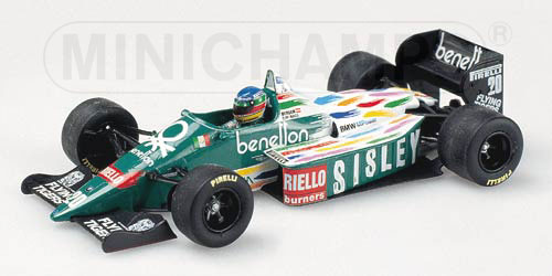 BENETTON 186 F1 G. BERGER 1986 1:43 model