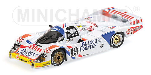 PORSCHE 956L ‘BLANCHET LOCATOP’ – TEAM BRUN MOTORSPORT – BOUTSEN/THEYS/FERTE – 24H LE MANS 1986 L.E. 1008 pcs. 1:43 model