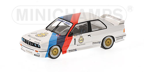 BMW M3 – M-TEAM ZAKSPEED – MARC HESSEL – WINNER ZOLDER DTM 1987 L.E. 1104 pcs. 1:43 model