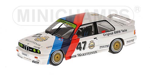 BMW M3 – BMW M-TEAM LINDER – VOGT/HEGER – WINNERS ZOLDER ETC 1987 L.E. 1104 pcs. 1:43 model