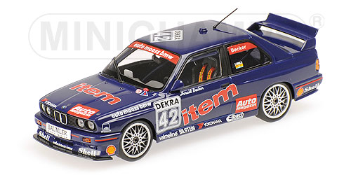 BMW M3 – ‘ITEM’ – MAAS-BMW – HARALD BECKER – DTM – 1992 L.E. 1008 pcs. 1:43 model
