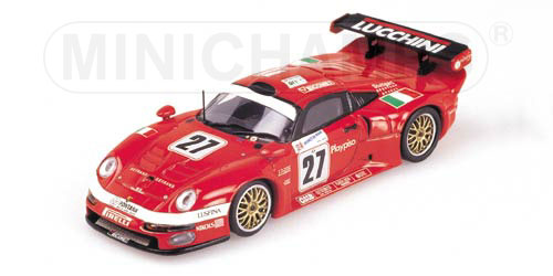 PORSCHE 911GT1 – MARTINI/PESCATO – TEAM BMS SCUDERIA ITALIA – 24H LE MANS 1997 1:43 model