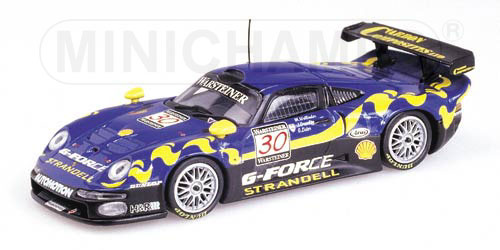 PORSCHE 911 GT1 – TEAM STRANDELL – FIA GT BLUE CORAL 1997 1:43 model