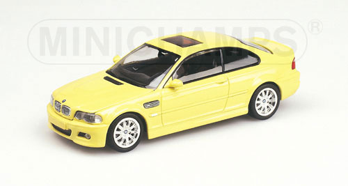 BMW M3 COUPE – 2000 – YELLOW 1:43 model