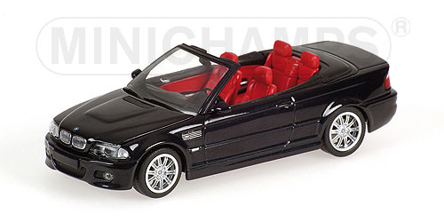 BMW M3 CABRIOLET (E46) – 2001 – BLACK METALLIC L.E. 1008 pcs. 1:43 model
