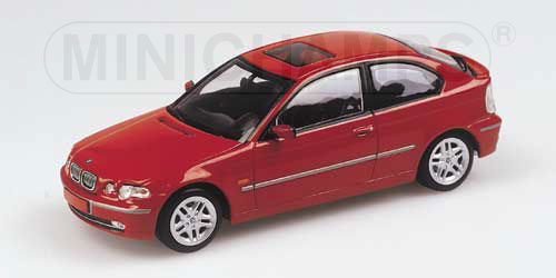 BMW 3-SERIES COMPACT (E46) – 2000 – LIGHT RED L.E. 3024 pcs. 1:43 model