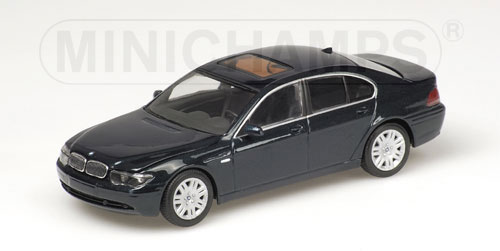 BMW 7 SERIES – 2001 – GREEN ‘WITH ENGINE’ 1:43 model