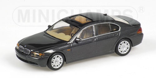 BMW 7 SERIES – 2001 – BLACK METALLIC ‘WITH ENGINE’ 1:43 model