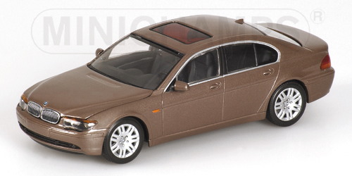 BMW 7 SERIES – 2001 – BROWN METALLIC ‘WITH ENGINE’ 1:43 model