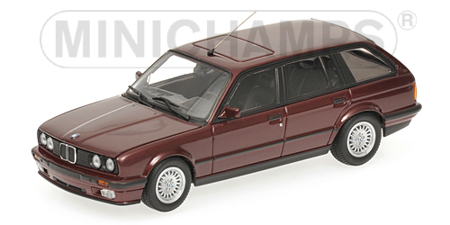BMW 3-SERIES TOURING (E30) – 1989 – RED METALLIC (CALYPSOROT) L.E. 1008 pcs. 1:43 model