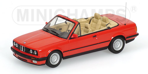 BMW 3-SERIES CABRIOLET (E30) – 1989 – RED L.E. 2016 pcs. 1:43 model