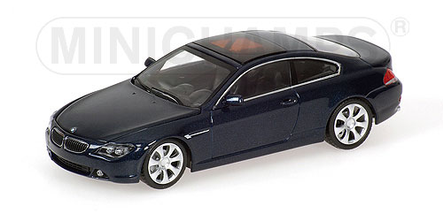 BMW 6-SERIES COUPE (E63) – 2006 – DARK BLUE METALLIC 1:43 model