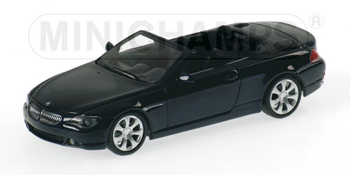 BMW 6-SERIES CABRIOLET (E64) – 2006 – DARK BLUE METALLIC L.E. 1632 pcs. 1:43 model