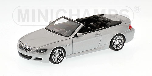 BMW 6-SERIES CABRIOLET (E64) – 2006 – SILVER 1:43 model