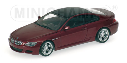 BMW M6 COUPE (E63) – 2007 – RED METALLIC L.E. 2016 pcs. 1:43 model