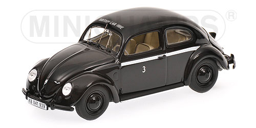 VOLKSWAGEN 1200 EXPORT – 1947 – ‘BRITISH CAR HIRE’ L.E. 1008 pcs. 1:43 model