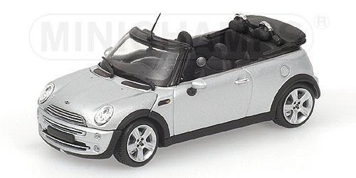 MINI COOPER CABRIOLET – 2004 – SILVER 1:43 model