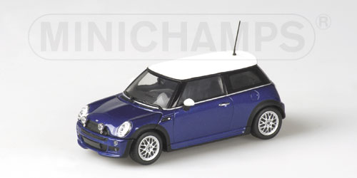 MINI ONE – 2002 – BLUE METALLIC – WITH AERODYNAMIC PACKAGE 1:43 model