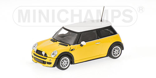 MINI ONE – 2002 – YELLOW – WITH AERODYNAMIC PACKAGE L.E. 744 pcs. 1:43 model