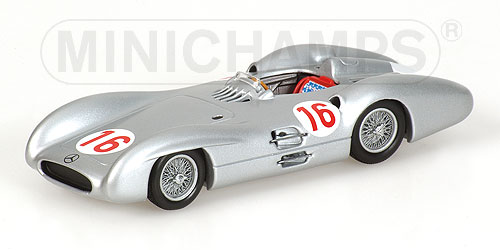 MERCEDES-BENZ W196 – JUAN MANUEL FANGIO – WINNER – FIA F1 WORLD CHAMPIONSHIP 1954 ITALIEN GP L.E. 3120 pcs. 1:43 model