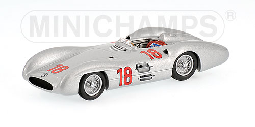 MERCEDES-BENZ W196 – JUAN MANUEL FANGIO – FIA F1 WORLD CHAMPIONSHIP 1954 GP FRANCE L.E. 1008 pcs. 1:43 model