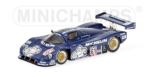 SAUBER-MERCEDES C9 – ‘MICHELIN’ – JEAN-LOUIS SCHLESSER – WINNER SUPERCUP NÜRBURGRING 1987 L.E. 3552 pcs. 1:43 model