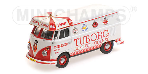 VOLKSWAGEN T1 KASTENWAGEN – 1963 – ‘TUBORG-ODENSE’ – EXCLUSIVE SKANDINAVISK L.E. 528 pcs. 1:43 model