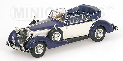HORCH 853A CABRIOLET – 1938 – BLUE 1:43 model